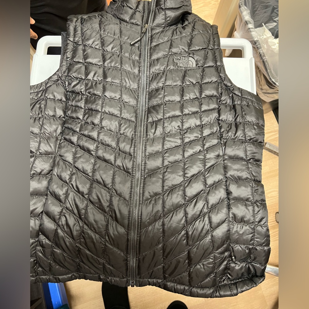 The North Face Black Quilted Vest